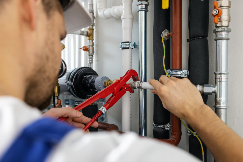 Services AZ Super Plumber | Plumbing Service Company AZ Super Plumber working with pipelines. tighten plumbing fittings
