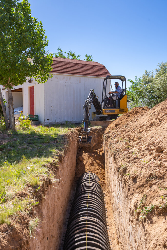 AZSP - Backfilling a newly installed ARC Leachfield Chamber